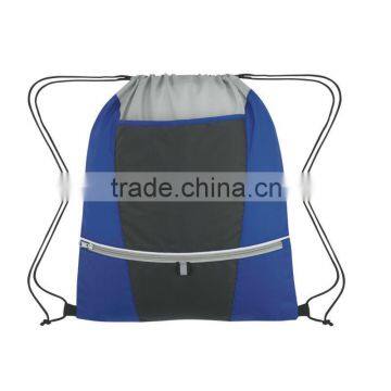 Zip-N-Go Drawstring Backpack-Royal Blue