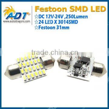 The newest model led festoon light with 24 bulbs