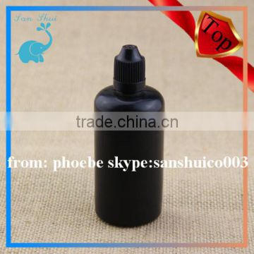 black pe plastic bottle for e liquid e liquid bottle with 50ml pe nail polish bottle red child proof and tamper proof cap