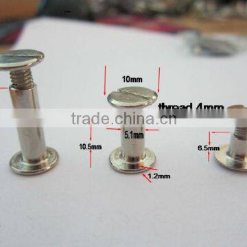 manufacturing high quality book binding screw