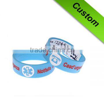 Rubber wristbands with message customized