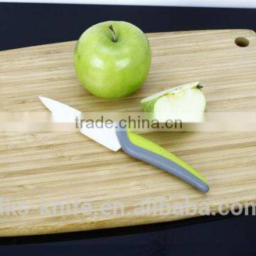 KC1302U 4 inch Utility with White Ceramic Blade and New Designed PP+TPR Handle Ceramic Knife