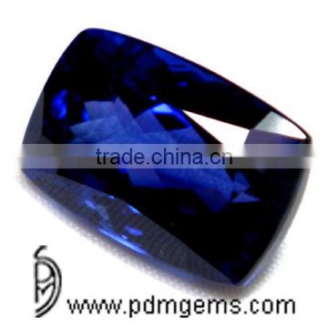 Tanzanite Cushion Cut Faceted For Platinum Bracelet From Jaipur