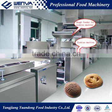 Wire cut cookies machine installed on biscuit production line