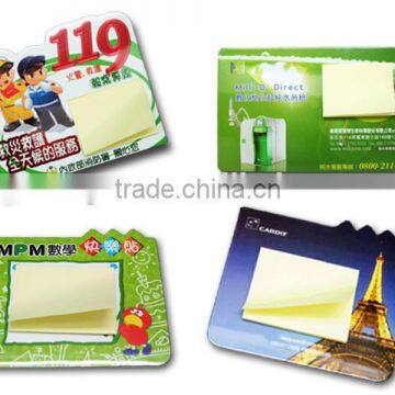 Custom advertising fridge magnet notepad, sticky magnet notepad