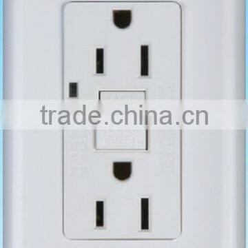 GFCI Duplex Receptacle, 15A,125V AC,60Hz.