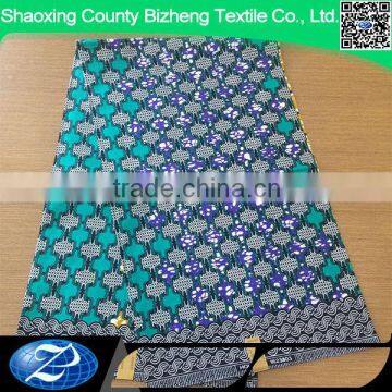 wholesale african wax printes fabric with guipure lace fabric for party