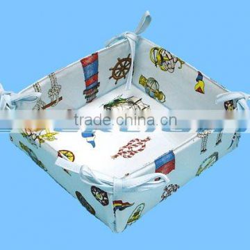 2013 hot selling full color printing cotton bread basket