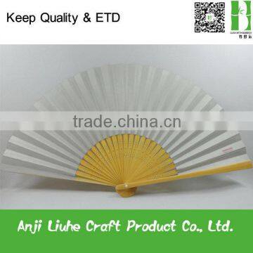 hand craft promotional paper fan