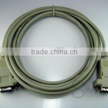 D-SUB Cable assembly hood, 9 pin male to female type