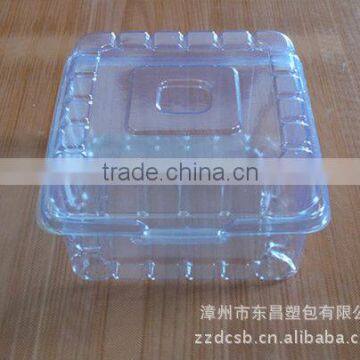 PVC plastic container with lid for food