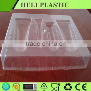 plastic disposable skin care product tray