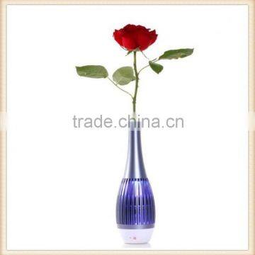 Mini Portable LED Light Flower Vase Bluetooth Speakers for Computers and Mobile Phones photo-2