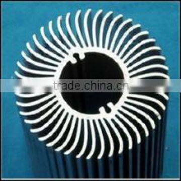 Extruded Aluminium Profile Led Heat Sinks/ Aluminum Heat Sink Shapes/ Profiles Led Aluminum Circular Extrusion Heat Sink photo-2