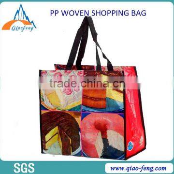 Hot sale plastic shopping bag, reusable shopping bag