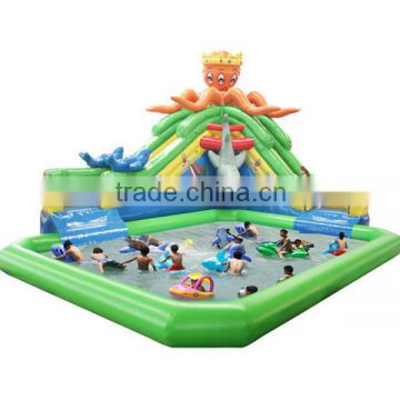 Safe and durable exciting giant inflatable water park on sale