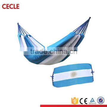 Outdoor leisure portable nylon camping hammock