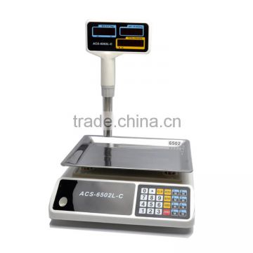 Tower Display Digital Food Meat Price Weight Scale 30kgs