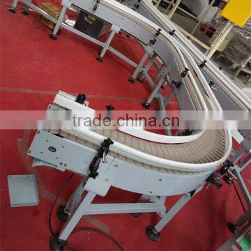 Soft Drink Transfer Turning Conveyor/curved Chain Conveyor photo-2