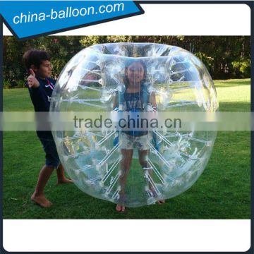 Inflatable ball suit buddy bumper ball for kids, inflatable human soccer body bubble ball