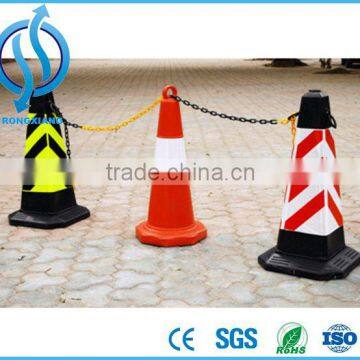 6mm Yellow and Black Safety Barrier Plastic Chain for Traffic Cones photo-5