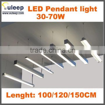 morden led linear lights, pendant led linear lighting, ceiling suspended linear lights,diffuser pendant 1000-1200-1500-2000mm