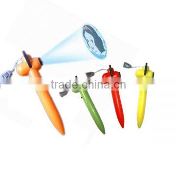 Projector,8 logo Projection ball pen