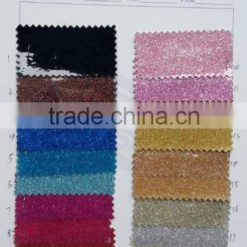 China supplier for glitter fabric leather use for handbags