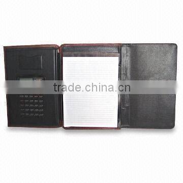 Portfolio Made of PVC or PU with Super Large Calculator