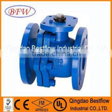 cast iron flanged ball valve