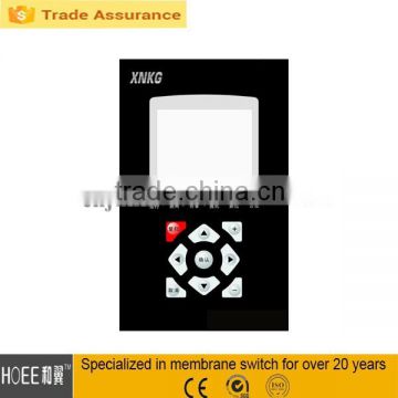 embossed buttons control membrane switch overlay matrix panel sticker