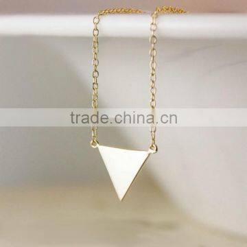 Wholesale China 925 Sterling Silver Triangle Necklace
