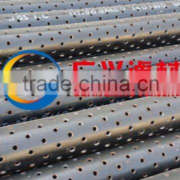 Hot sales API 5CT straight welded Perforated liner/drilled hole liner oil equipment