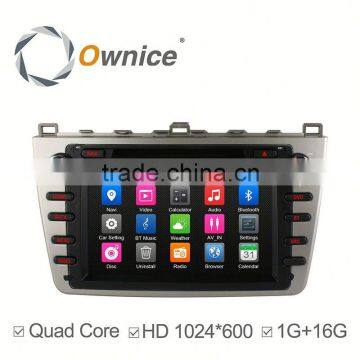 Ownice C300 Quad Core Android 4.4 car DVD for Mazda 6 with Bluetooth