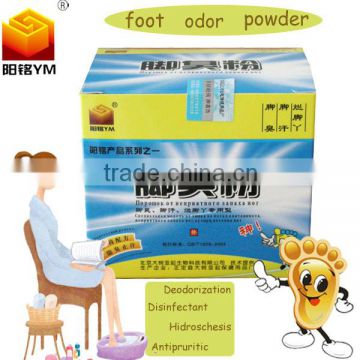 Professional removing smelly and barbiers foot odor powder,foot bath powder