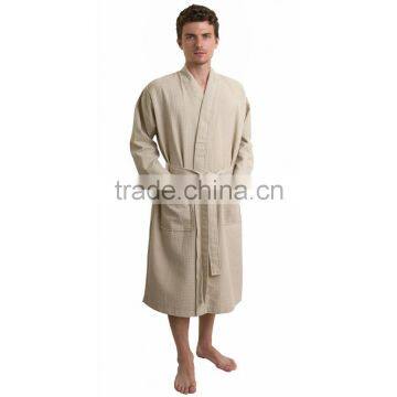 Huai'an Long Pajamas Waffle Bathrobe