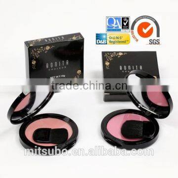 BONITA Sugar Blusher With Compact Mirror Included Brush Chemical Powder Blush photo-2