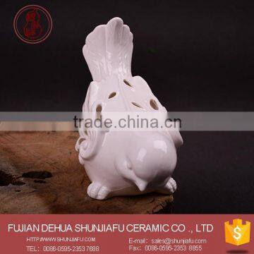 2016 Hollow Modern Home Ornaments White Porcelain Artificial Birds for Crafts photo-2