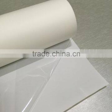 Matte Fully Compatible Self Adhesive White PET Backlit Film