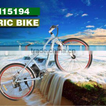 28 inch E bike cycling electric bicycle 250W 36V hub motor rear wheel