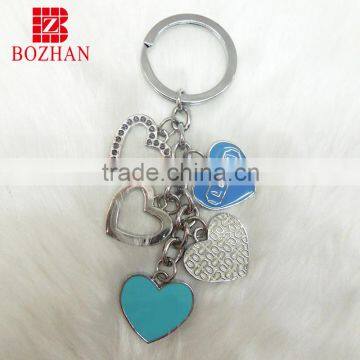 Beautiful rhinestone pendant keychain