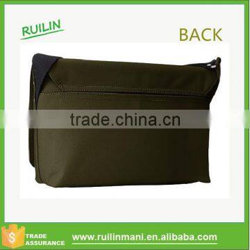 China Supplier Shoulder Messenger Bag Mens Plain Crossbody Messenger Satchel Folding Flap With Snap Closure photo-2