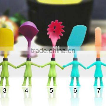 New 9-Piece girl sharp Kitchen Gadgets Combination With Soft silicone Handle