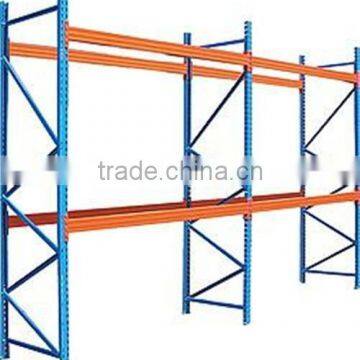 RH-HRP012 Selective Warehouse Pallet Rack Structural Upright With 96'' Long Beams