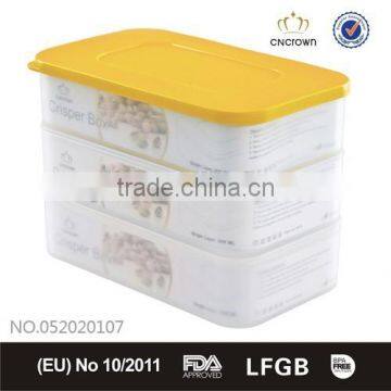 storage box display Use clear hard plastic boxes