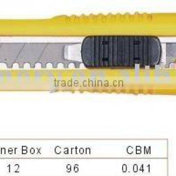 Knife cutter with plastic handle