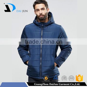 Top selling high quality men windproof 100 polyester zip up royal blue with hood jackets men