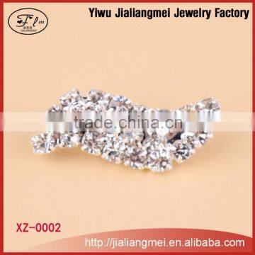 High Quality clear crystal fashion alloy rhinestone brooch for girls