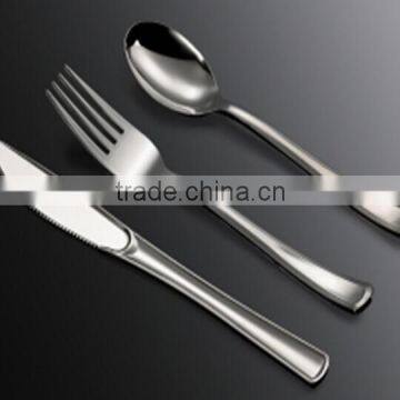 Professional Disposable Silver Coated Cutlery Set