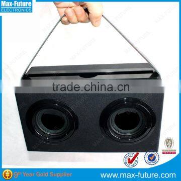 Wireless Bluetooth Boombox 2x5W Deep Bass Wireless Boombox Wooden Speaker photo-3